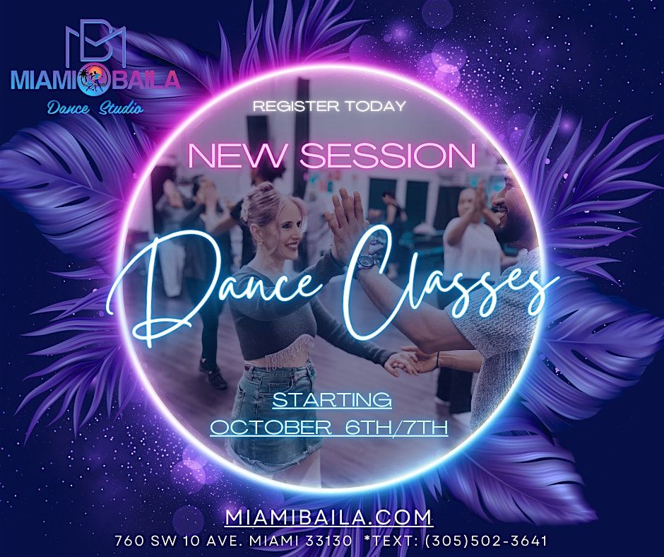Salsa & Bachata New Session Classes, 6 October | Event in Miami | AllEvents