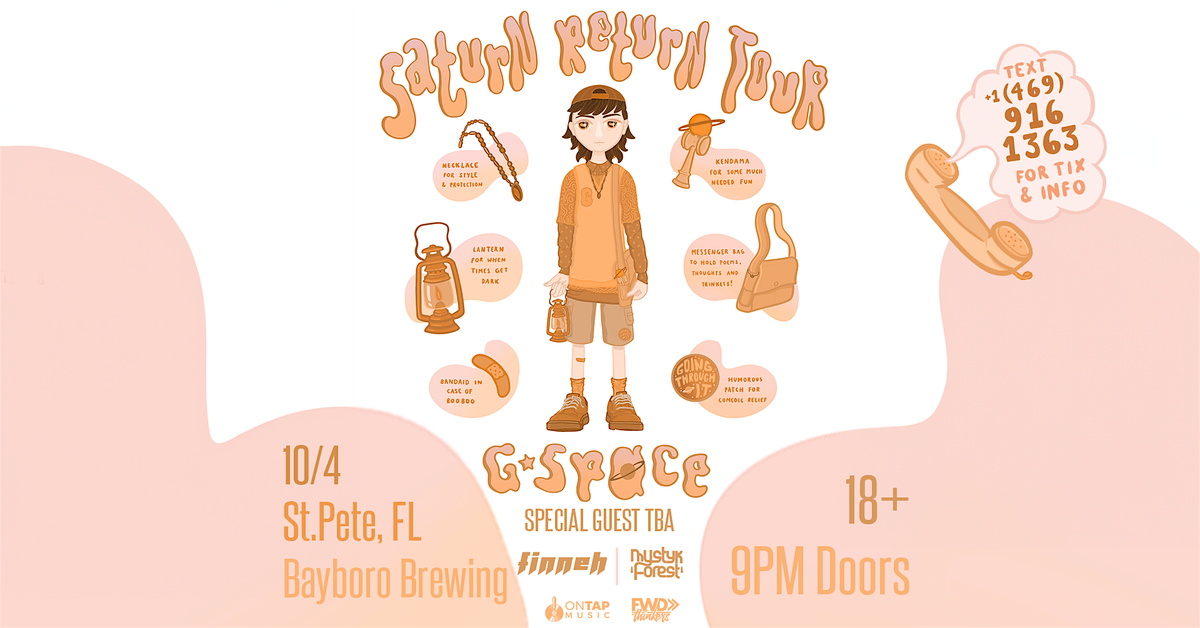 G-Space: Saturn Return Tour, 4 October | Event in St. Petersburg | AllEvents