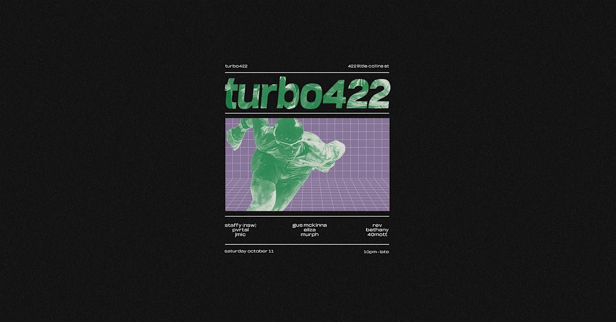 turbo422 > 11.10, 11 October | Event in Melbourne | AllEvents