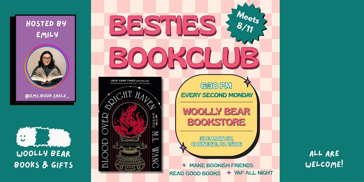 BESTIES BOOK CLUB (Meets every second Monday), 11 August | Event in Carnegie | AllEvents