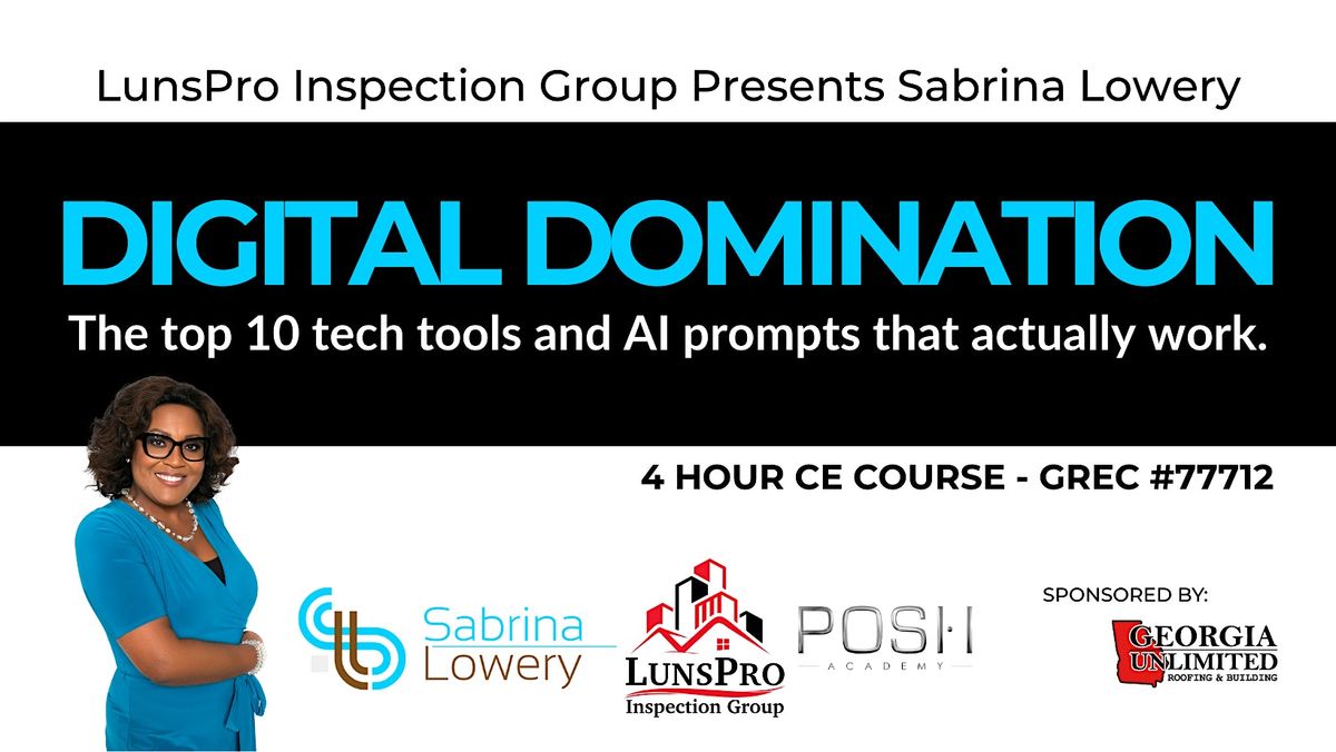 DIGITAL DOMINATION: Elevate Your Real Estate Business with Tech & AI, 9 July | Event in Cumming | AllEvents