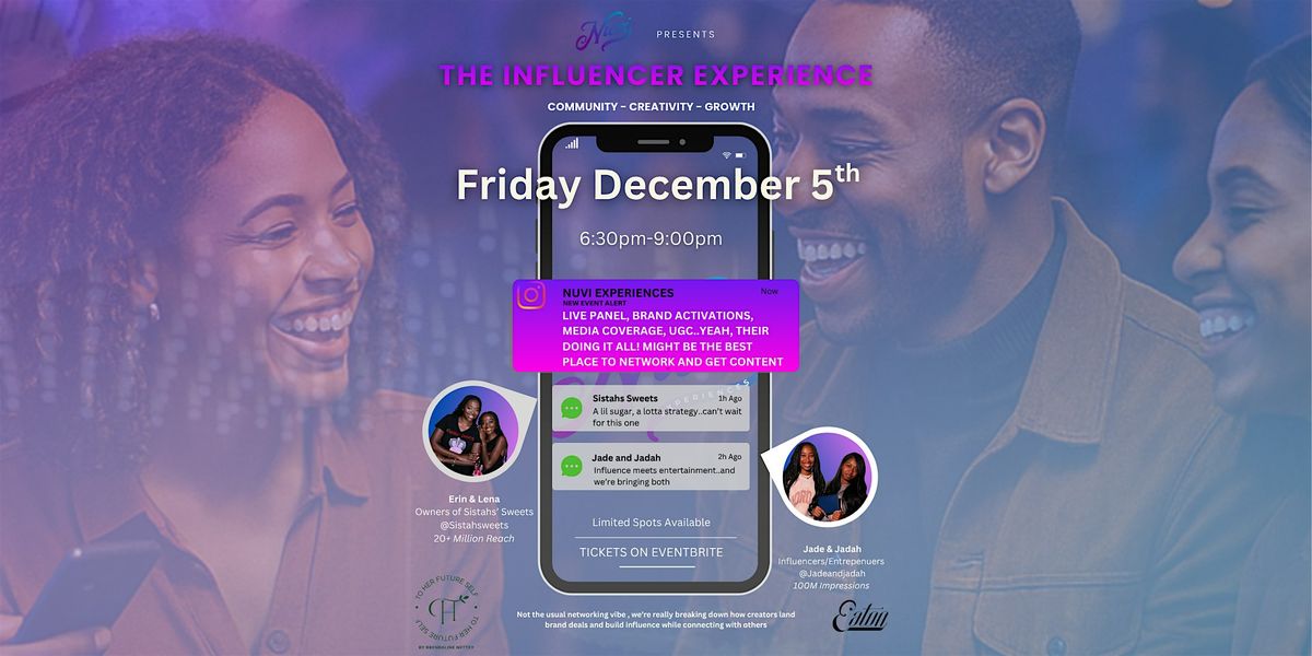Influencer Experience Event: Presented By NUVI, 5 December | Event in Washington | AllEvents