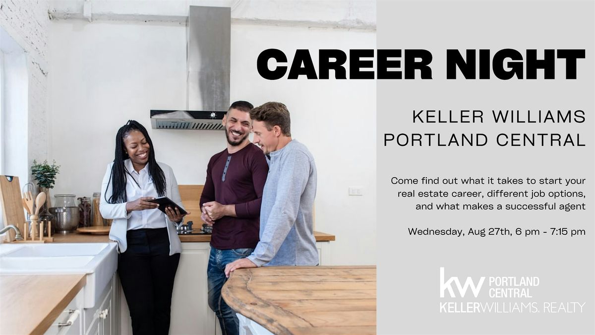Real Estate Career Night, 27 August | Event in Portland | AllEvents
