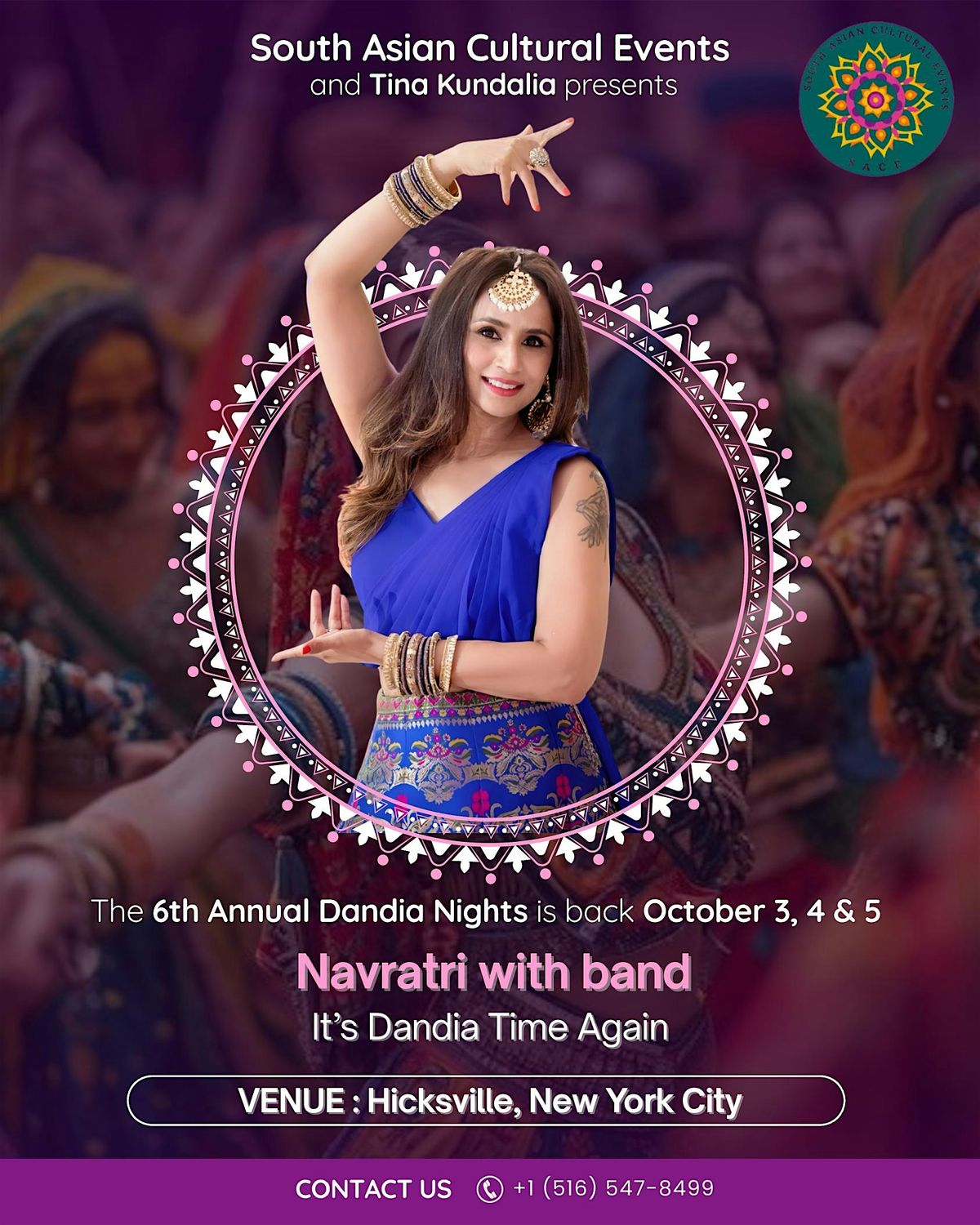 Dandia Nights - Hicksville by Tina Kundalia  | OCT 3, 4 & 5 | New York, 3 October | Event in Hicksville