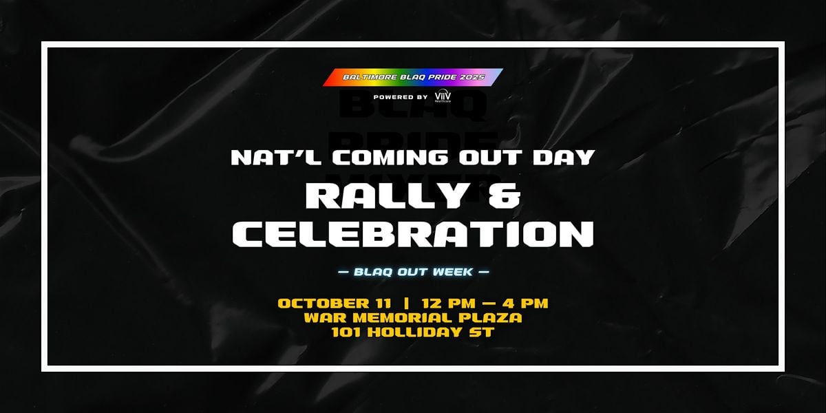 National Coming Out Day Rally & Celebration, 11 October | Event in Baltimore | AllEvents
