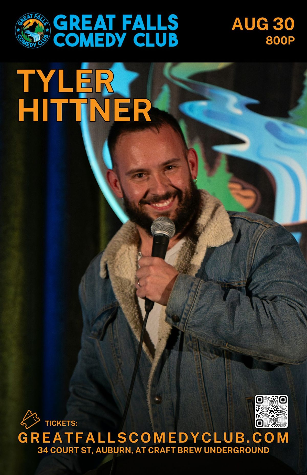 Tyler Hittner @ Great Falls Comedy Club | Event in Auburn | AllEvents