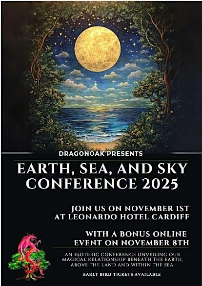 The Earth, Sea and Sky Occult Conference 2025., 1 November | Event in Cardiff | AllEvents