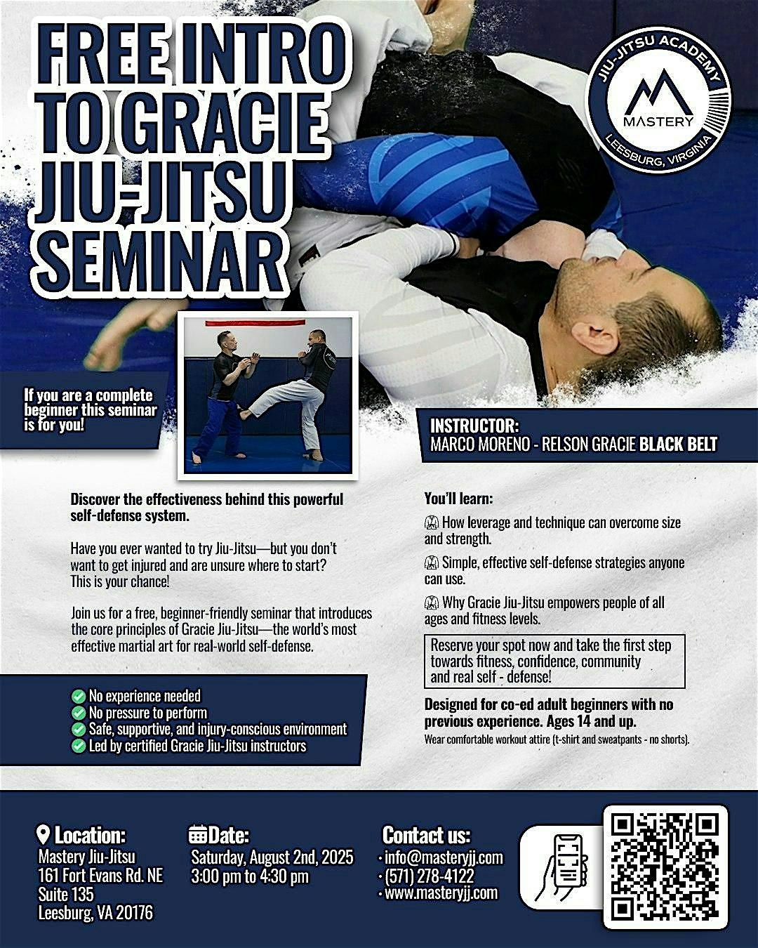 Free Seminar: Intro to Gracie Jiu-Jitsu, 2 August | Event in Leesburg | AllEvents