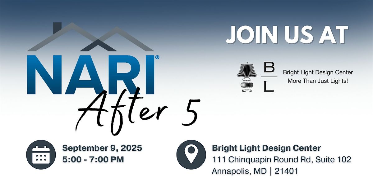 NARI After 5, 9 September | Event in Annapolis | AllEvents