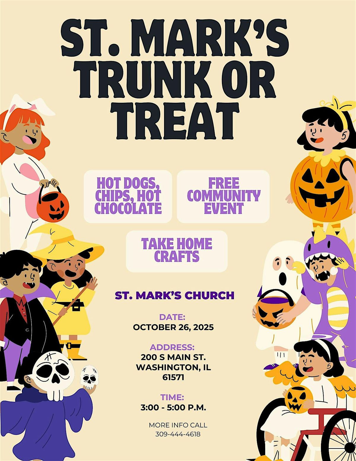 St. Mark's Trunk or Treat, 26 October | Event in Washington | AllEvents