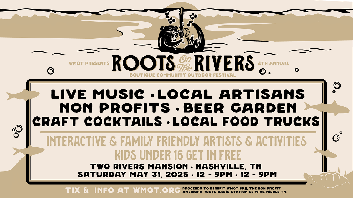 Roots on the Rivers Music Festival 2025, 31 May | Event in Nashville | AllEvents