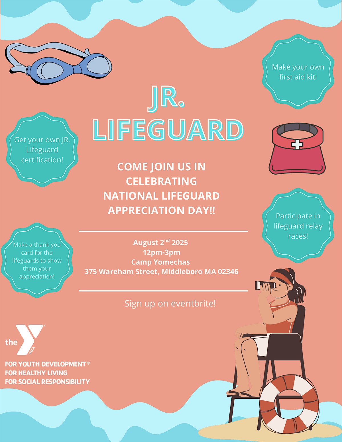 JR. Lifeguard!, 2 August | Event in Middleboro | AllEvents