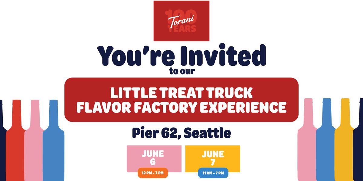 FREE EVENT: Torani Treat Truck Flavor Factory Experience at Pier 62, 6 June | Event in Seattle | AllEvents