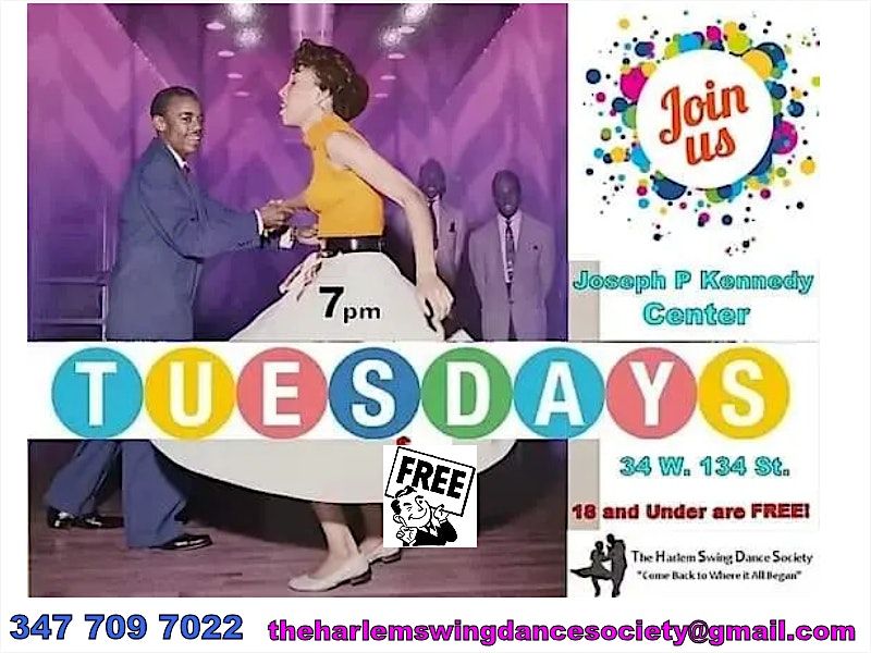 FREE! Swing into Spring: Harlem's Swinging Tuesday Lindy Hop Class | Event in New York | AllEvents