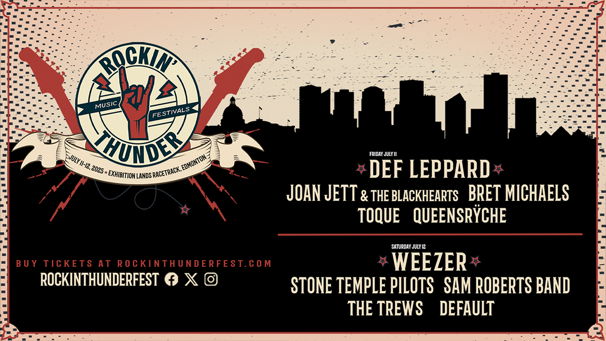 2025 Rockin Thunder Music Festival (Friday Pass) with Def Leppard, 11 July | Event in Edmonton | AllEvents