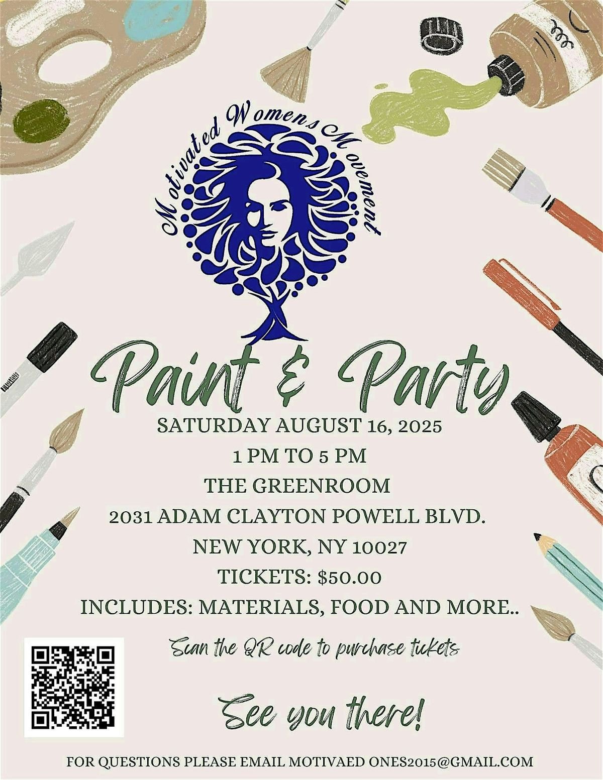 Paint & Party, 16 August | Event in New York | AllEvents