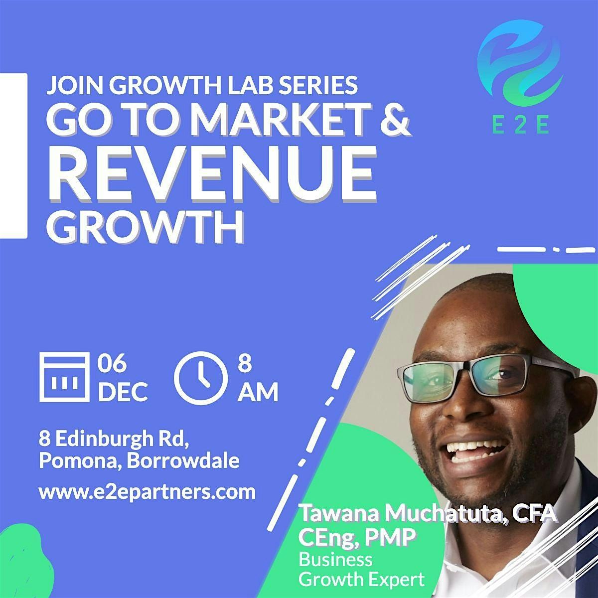 The Growth Lab Series: Go-To-Market & Revenue Growth, 6 December | Event in Harare | AllEvents