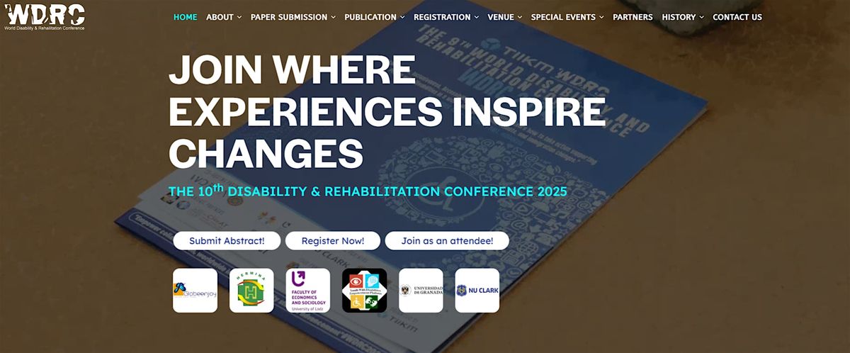 The 10th annual World Disability and Rehabilitation conference, 28 August | Event in Khet Watthana | AllEvents