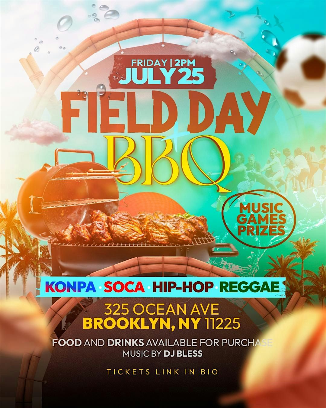 Field Day X BBQ, 25 July | Event in Brooklyn | AllEvents