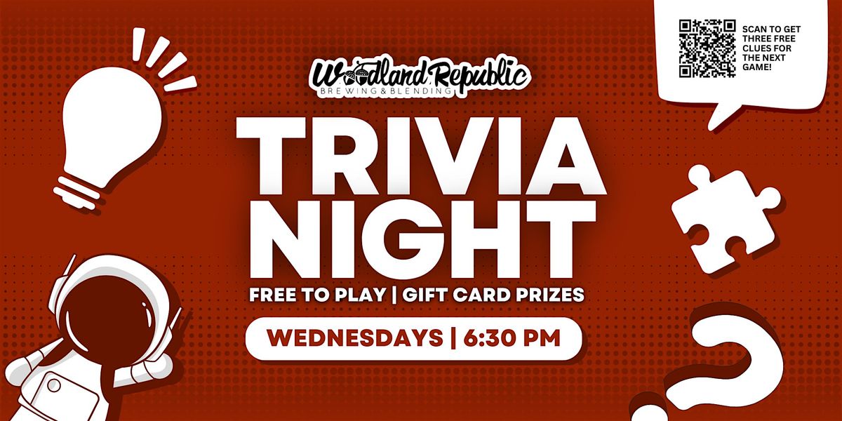 Trivia Night at Woodland Republic Brewing & Blending | Event in Rapid City | AllEvents