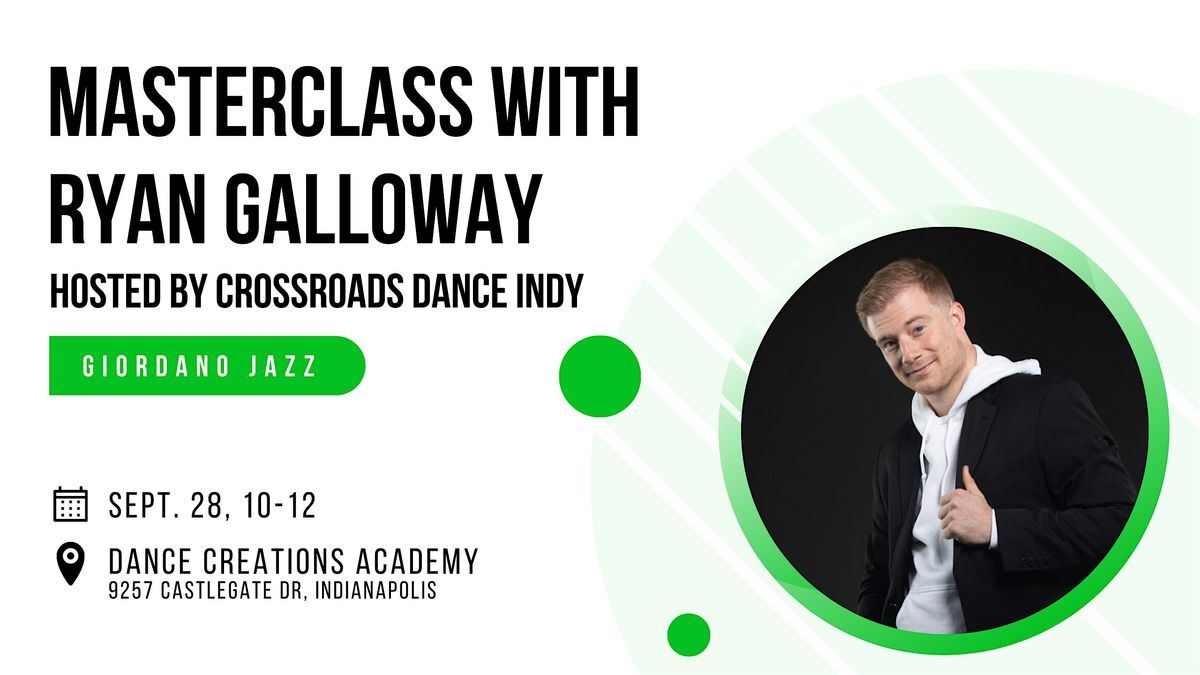 Masterclass with Ryan Galloway – Giordano Jazz, 28 September | Event in Indianapolis | AllEvents