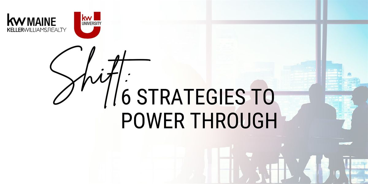 Shift: 6 Strategies to Power Through, 29 May | Event in Portland | AllEvents
