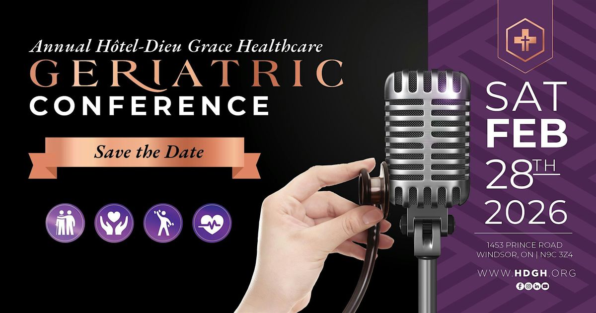 HDGH Annual Geriatric Conference, 28 February | Event in Windsor | AllEvents