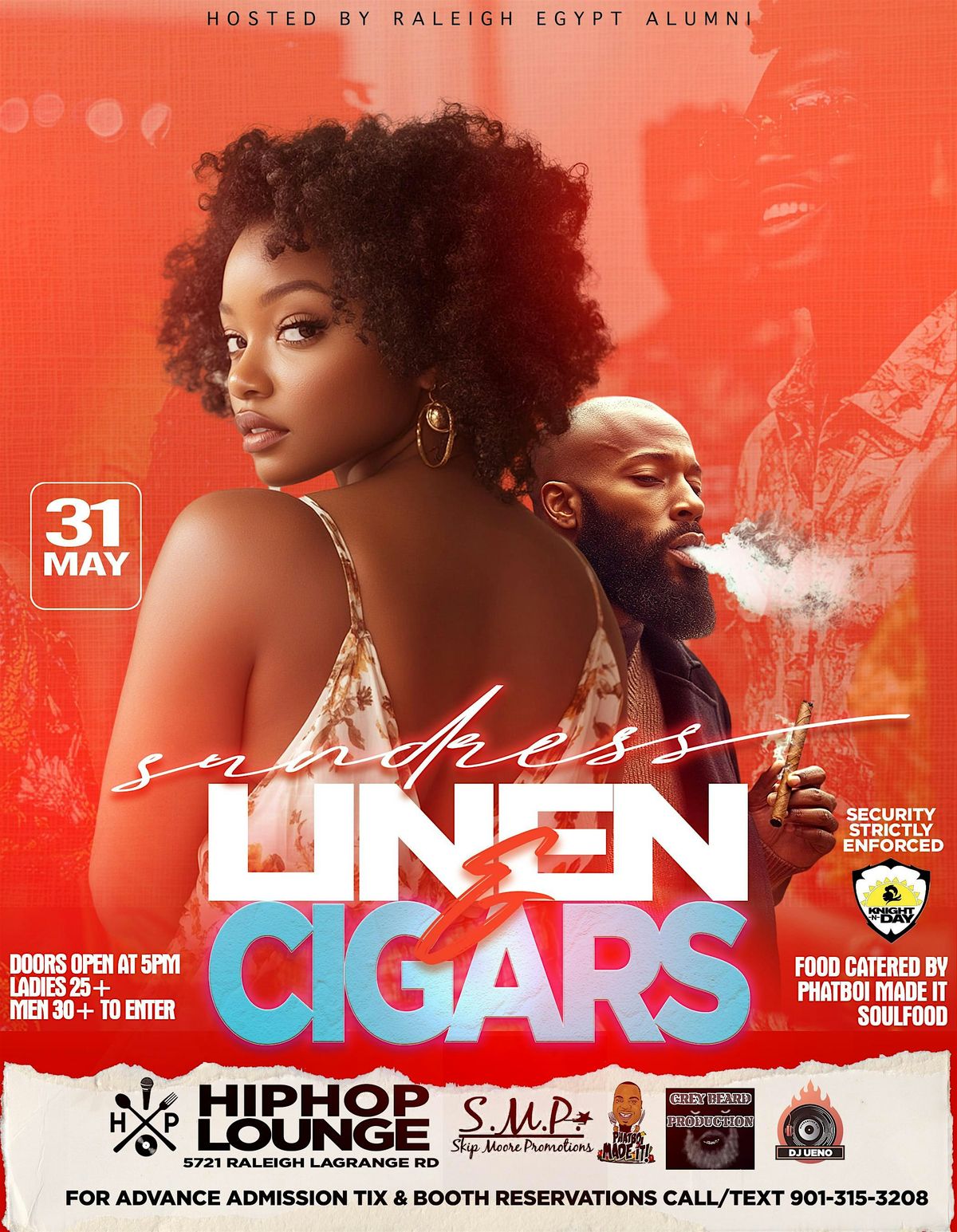 SUNDRESSES, LINEN, AND CIGARS DAY PARTY, 31 May | Event in Memphis | AllEvents