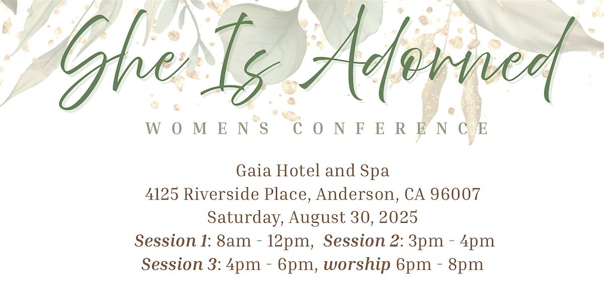She Is Adorned Deposit, 30 August | Event in Anderson | AllEvents