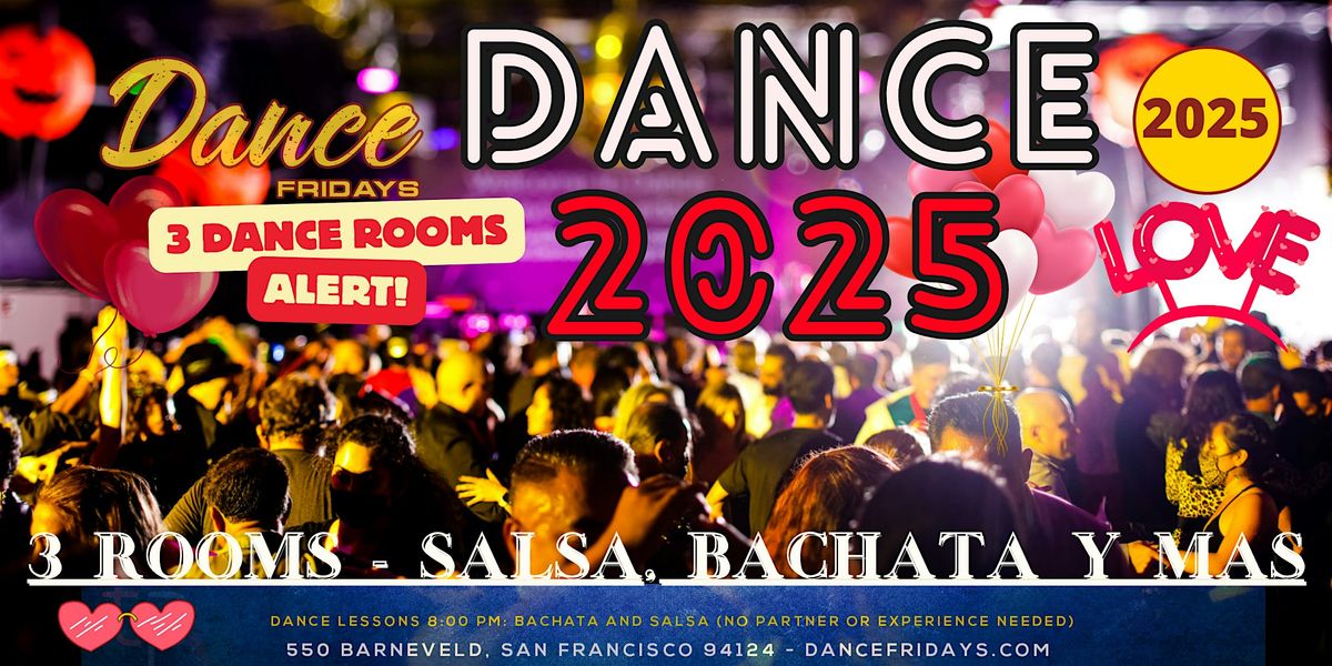Salsa Dancing, Bachata Dancing, Zouk Room, FOUR Dance Lessons for ALL, 7 November | Event in San Francisco