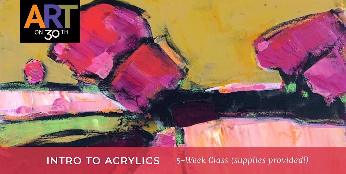 (Supplies Provided!) WED PM - The Acrylic Painter with Jamie Burwell | Event in San Diego | AllEvents