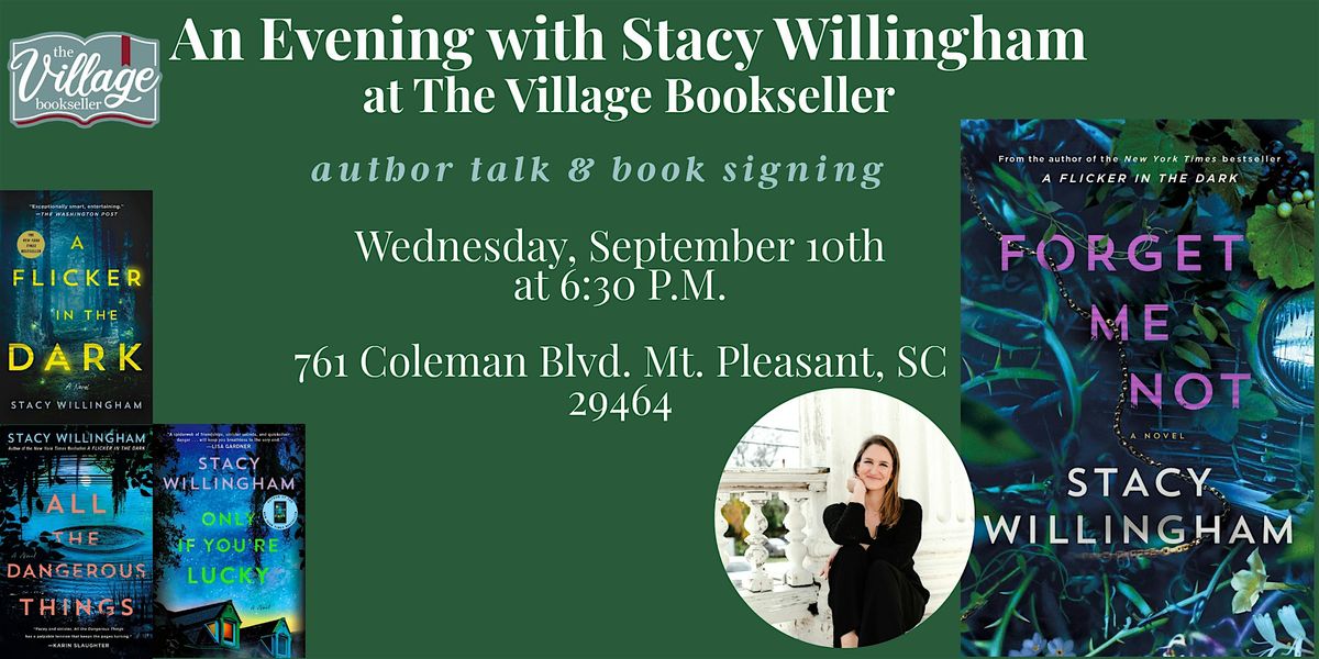 An Evening with Stacy Willingham, 10 September | Event in Mount Pleasant | AllEvents