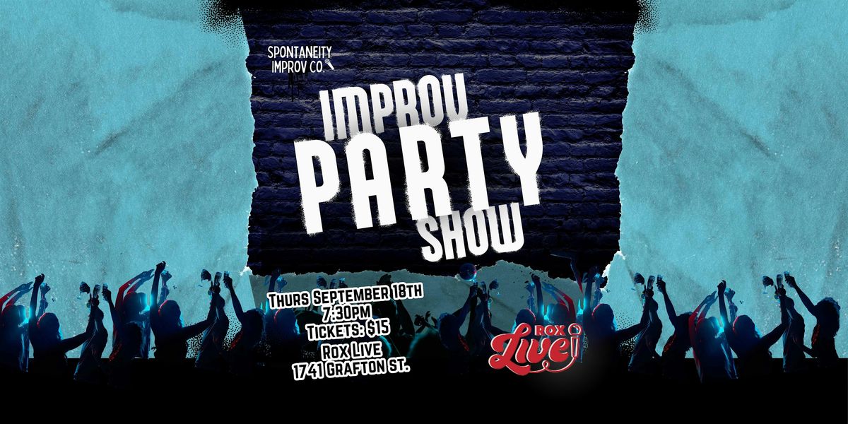 IMPROV PARTY SHOW, 18 September | Event in Halifax | AllEvents