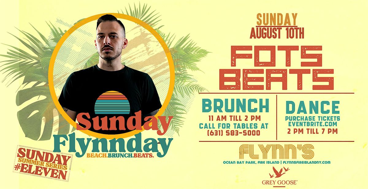 Sunday Flynnday #11, BRUNCH, BEACH, BEATS, with FOTSBEATS, 10 August | Event in Ocean Bay Park | AllEvents