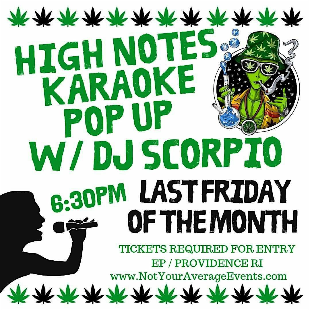 High Notes Karaoke Pop-Up Night w/DJ Scorpio - Last Friday of Every Month | Event in east providence | AllEvents