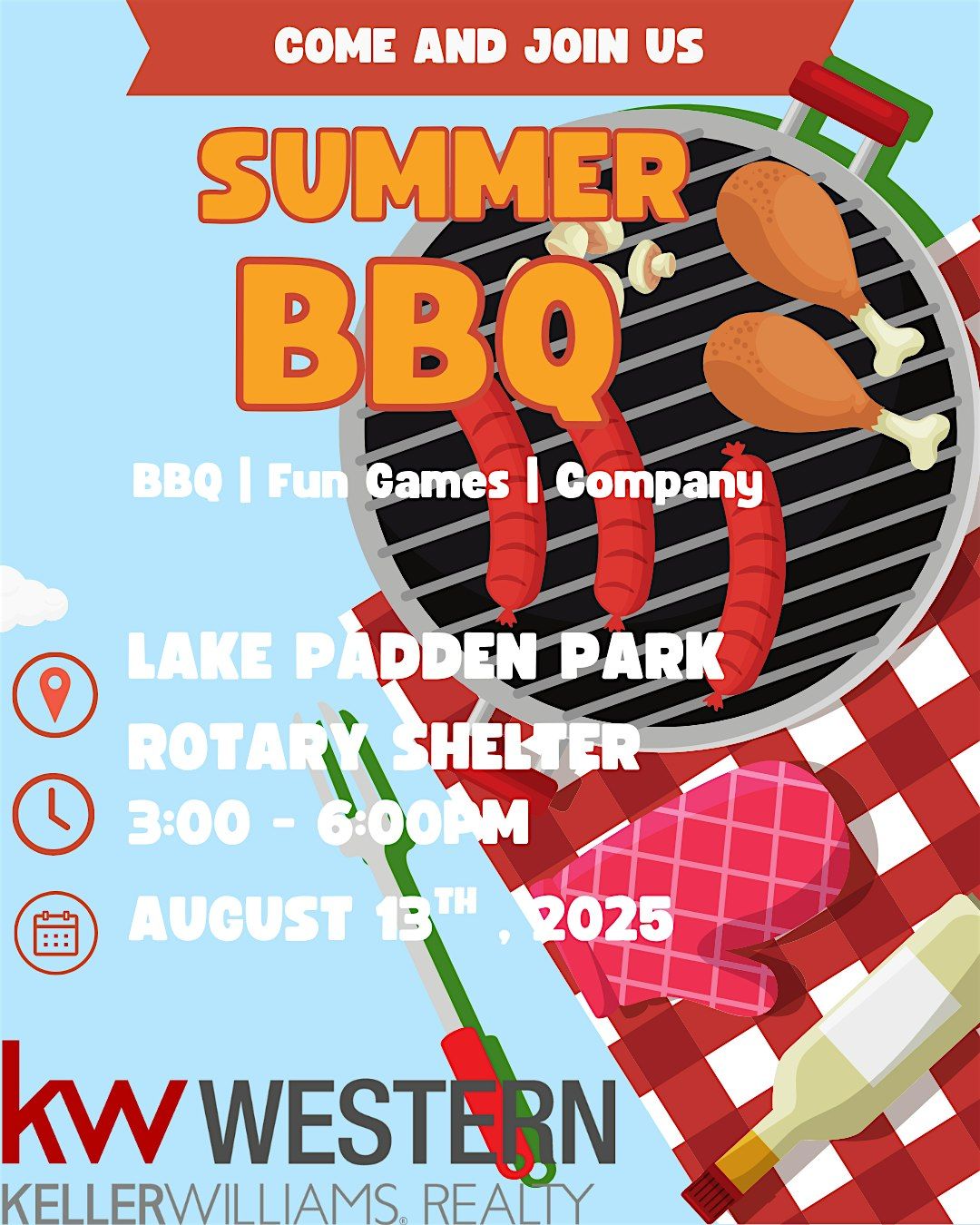 KW Western Summer BBQ at Lake Padden Park, 13 August | Event in Bellingham | AllEvents