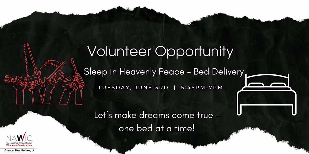 Sleep in Heavenly Peace - Bed Delivery, 3 June | Event in Des Moines | AllEvents