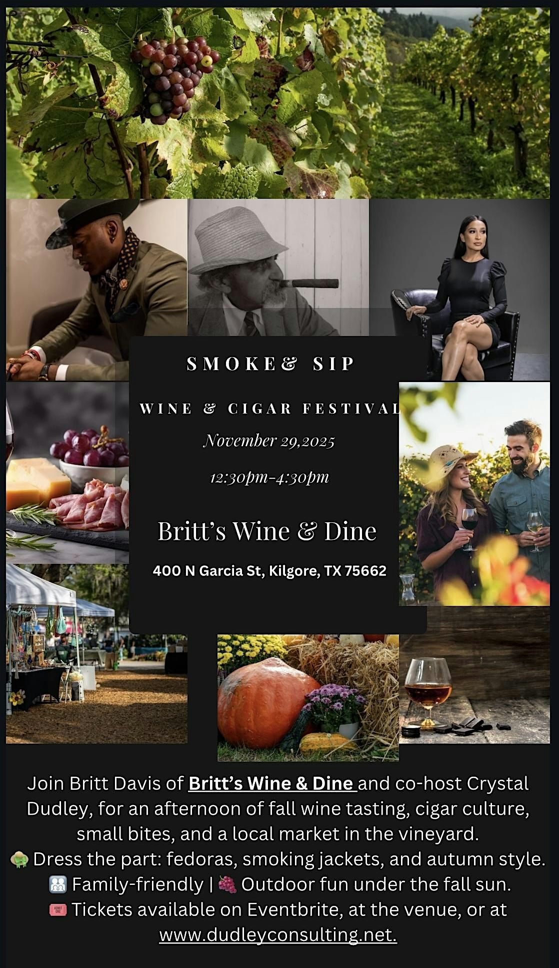 Sip & Smoke : Cigar & Wine Festival, 23 May | Event in Kilgore | AllEvents
