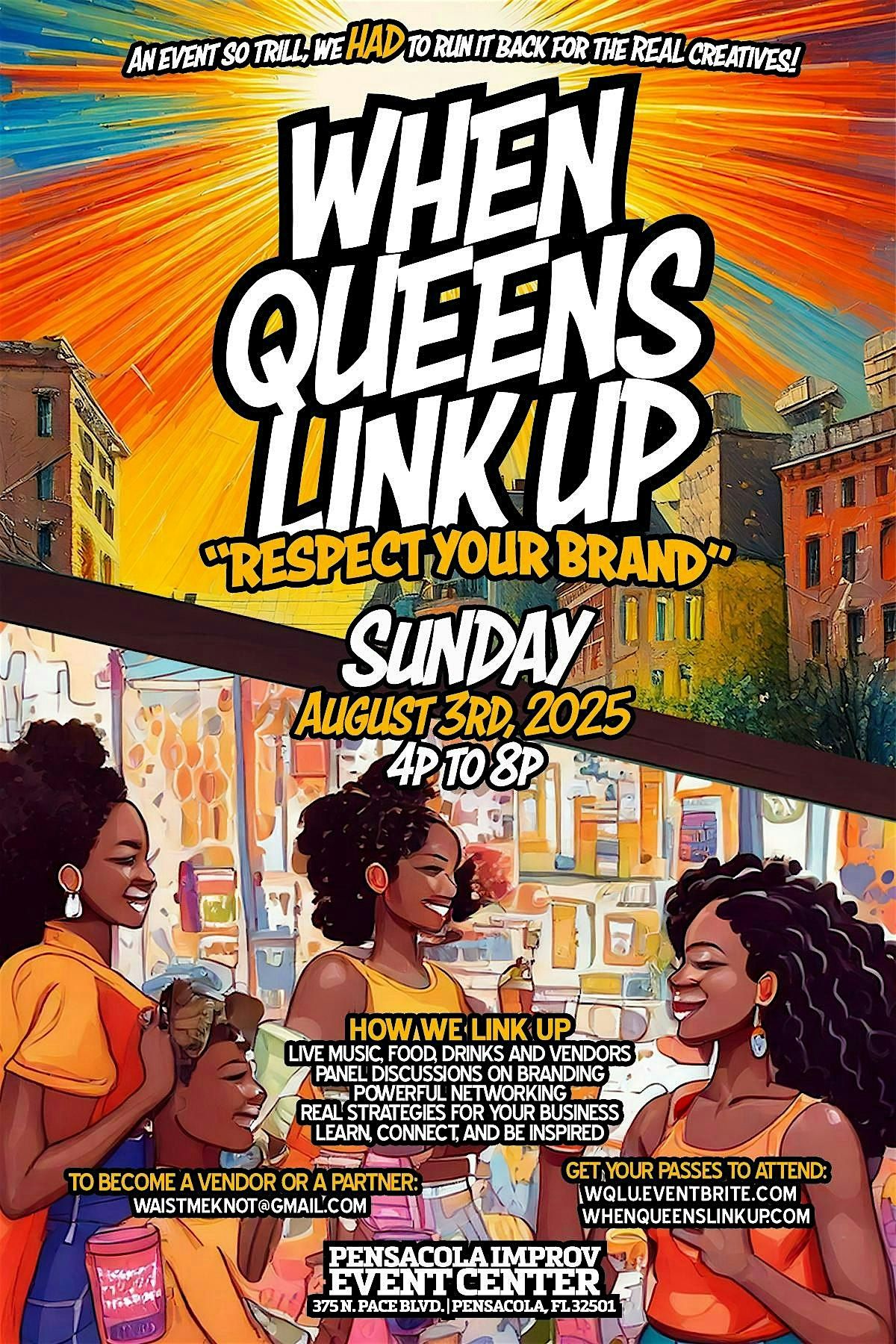 When Queens Link Up: Respect Your Brand!, 3 August | Event in Pensacola | AllEvents
