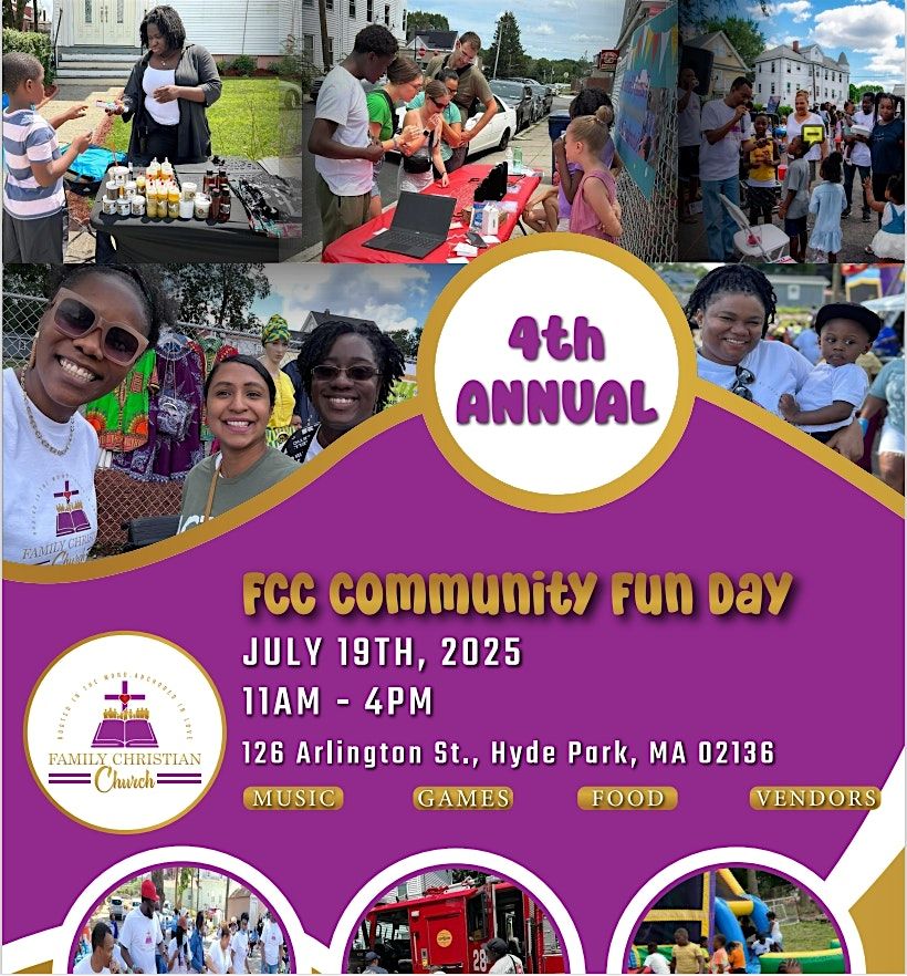Community Fun Day 2025, 19 July | Event in Boston | AllEvents
