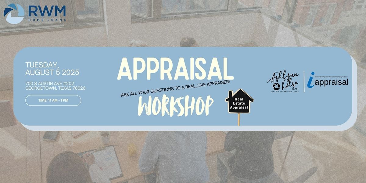 Appraisal Workshop, 5 August | Event in Georgetown | AllEvents