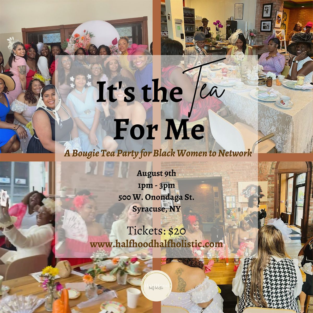 It's the Tea for Me—Bougie Tea Party for Black Women to Network, 9 August | Event in Syracuse | AllEvents