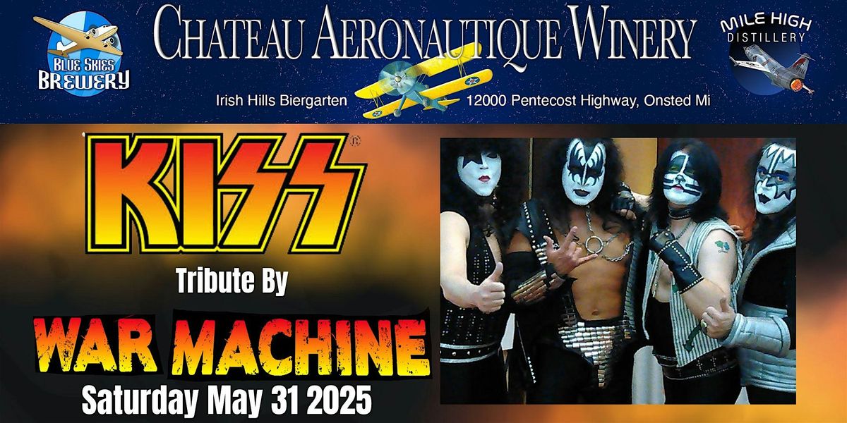 KISS Tribute by War Machine, 31 May | Event in Onsted | AllEvents