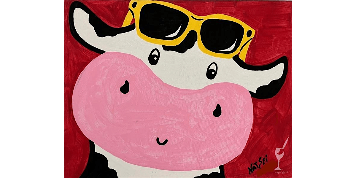 Happy Summer Cow - Paint and Sip in Houston | Classpop!™, 16 August | Event in Houston | AllEvents