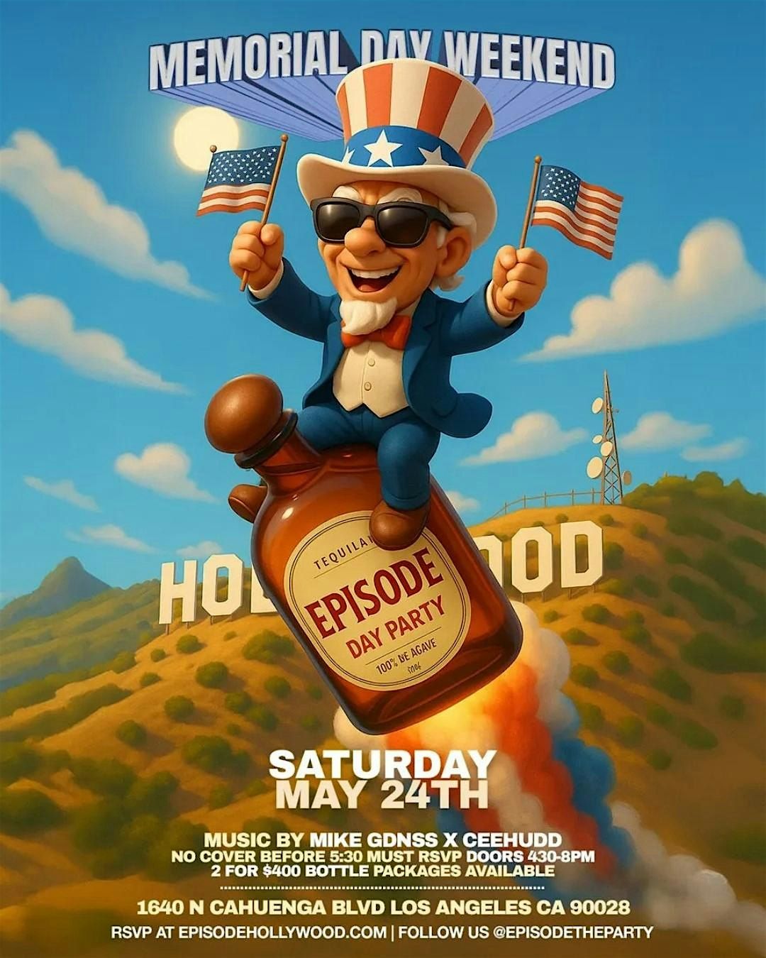 Jungle Hollywood Presents Episode's Memorial Day Weekend RNB Brunch, 24 May | Event in Los Angeles | AllEvents