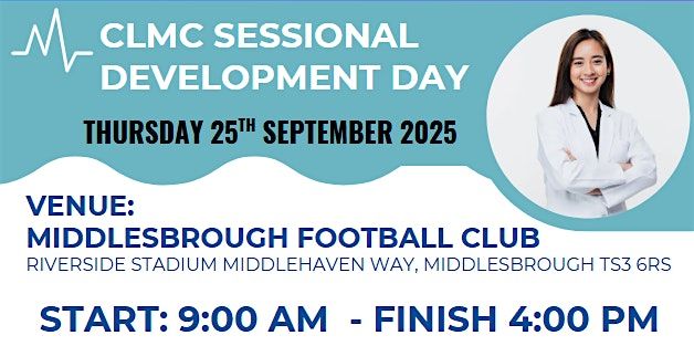 CLMC Sessional Development Day 2025, 25 September | Event in Middlesbrough | AllEvents