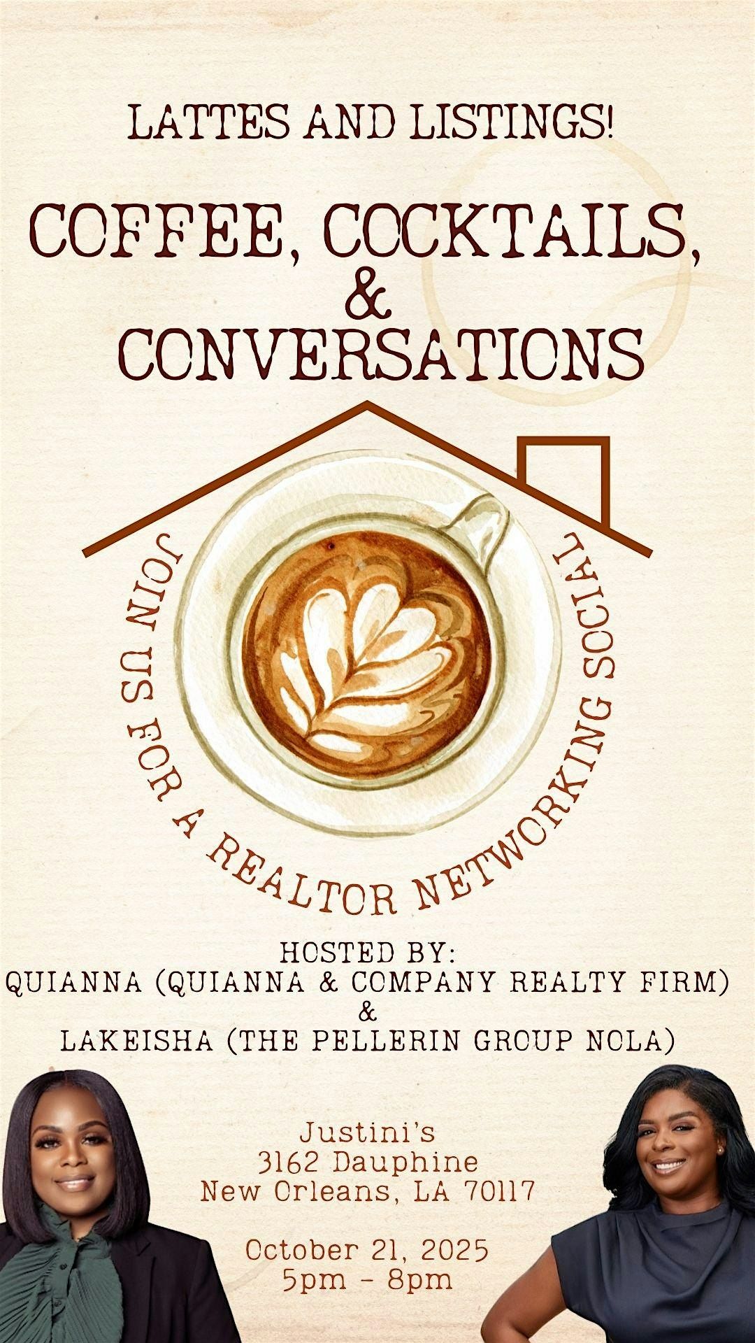 Lattes and Listings: October Edition, 21 October | Event in New Orleans | AllEvents