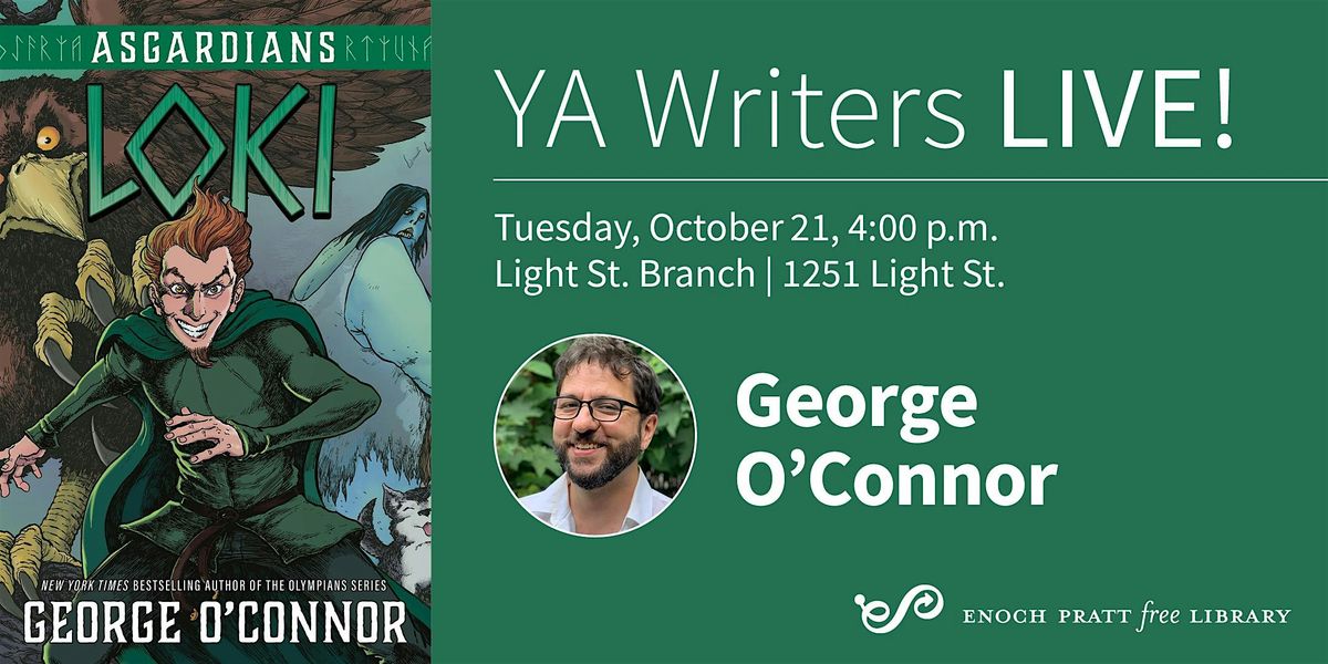 George O'Connor:  "Asgardians - Loki", 21 October | Event in Baltimore | AllEvents