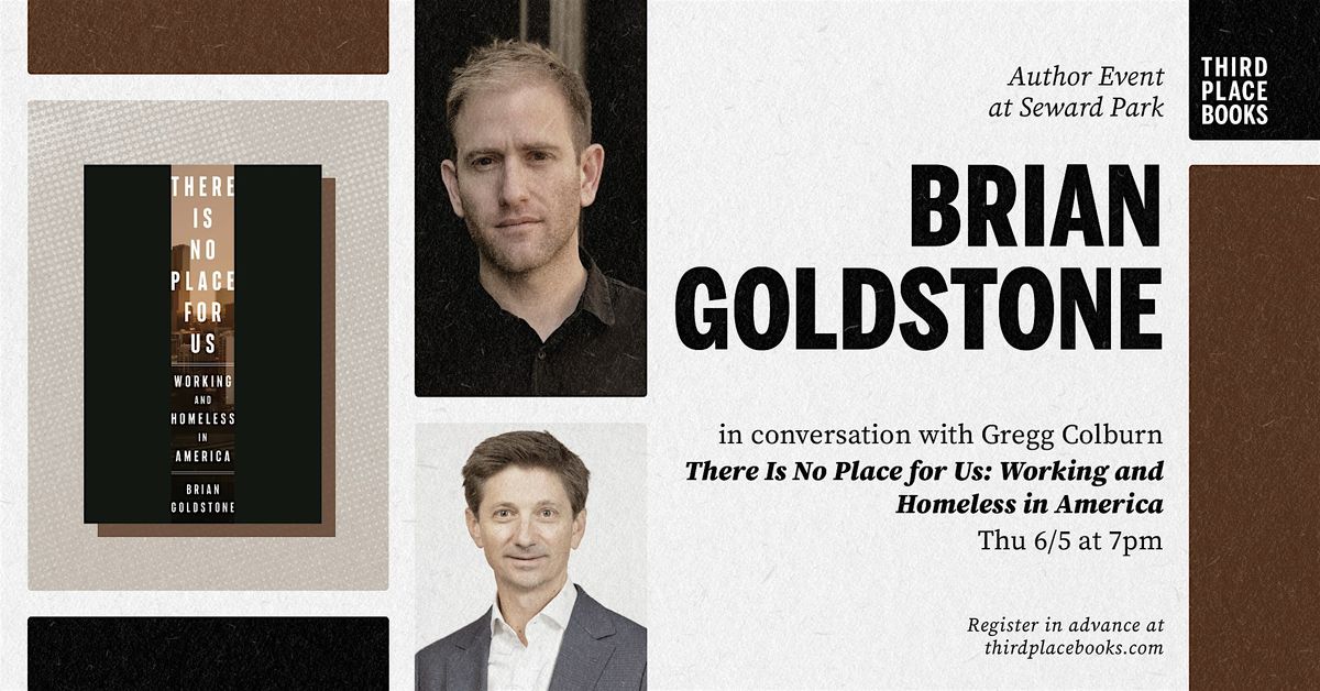 Brian Goldstone with Gregg Colburn — 'There Is No Place for Us', 5 June | Event in Seattle | AllEvents