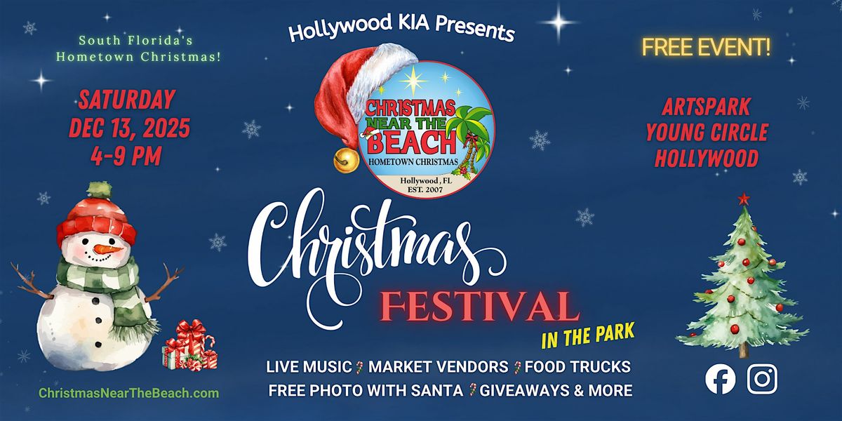 Christmas Near The Beach Festival, 13 December | Event in Hollywood | AllEvents